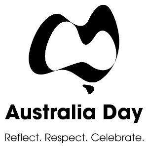 Australia Day - Reflect. Respect. Celebrate. logo