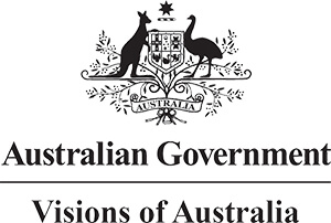 Australian Government Visions of Australia logo logo