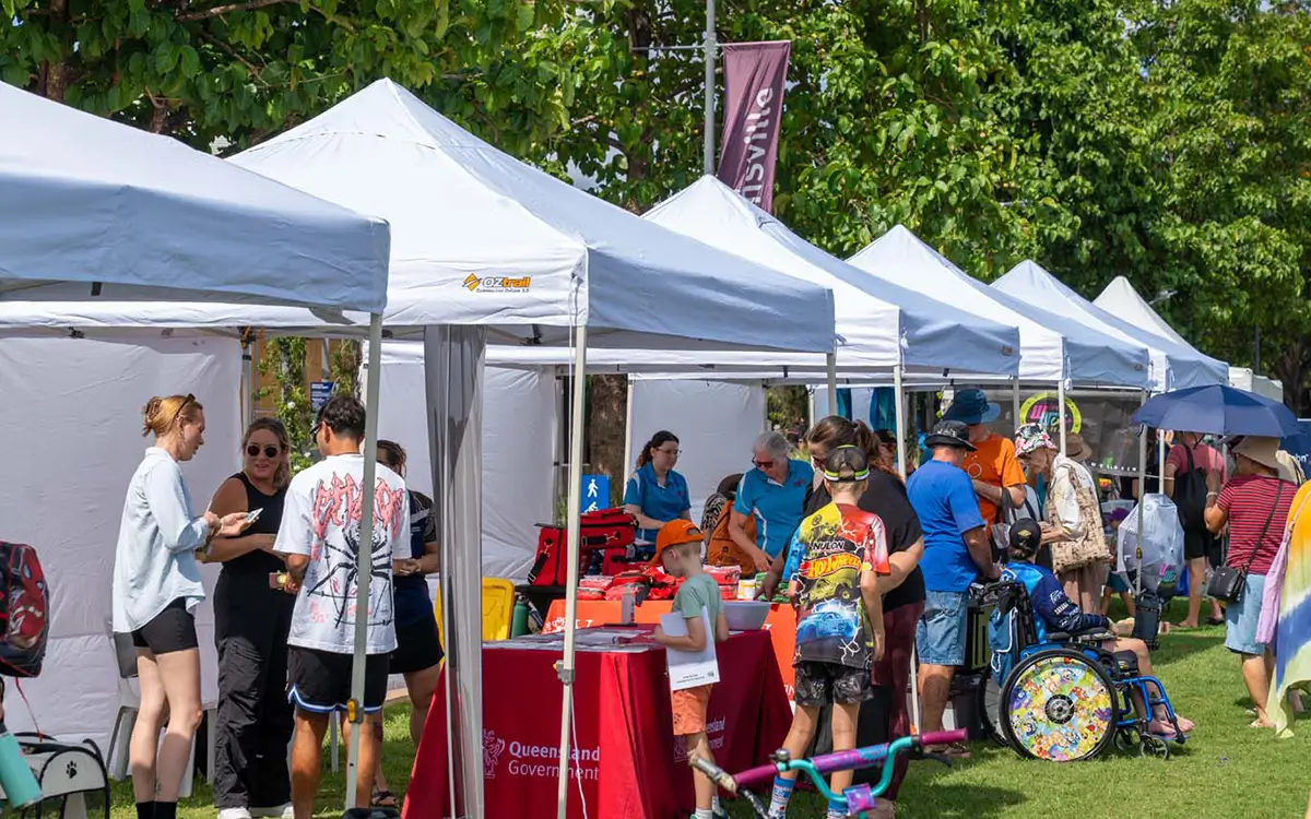 People at Get Ready Townsville event
