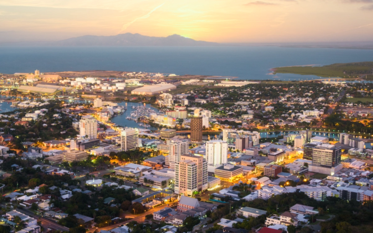 Aerial photo of Townsville