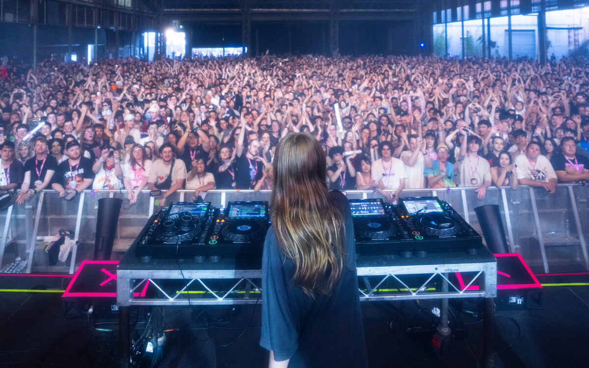 Ninajirachi performing on stage