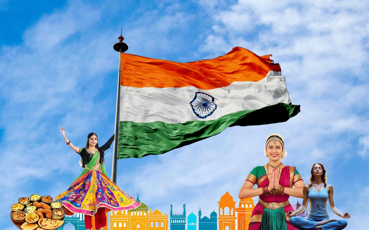 Indian food, dancing, meditation and celebration