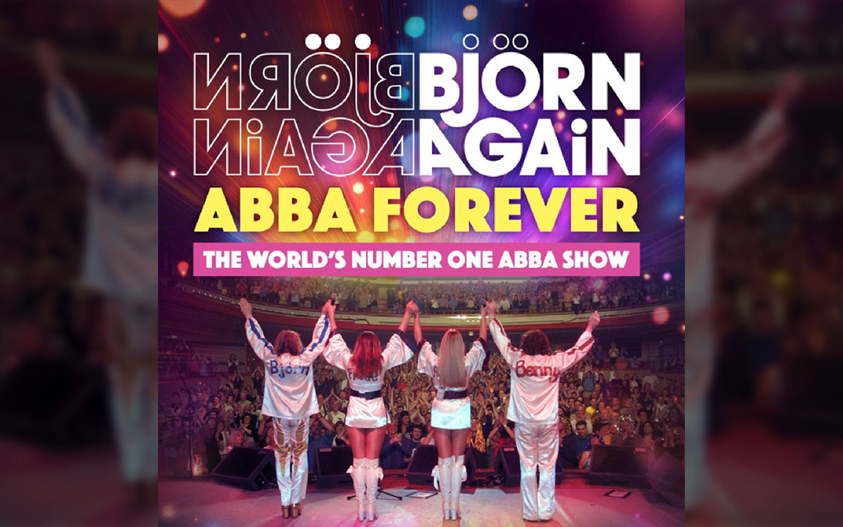 ABBA performers on stage