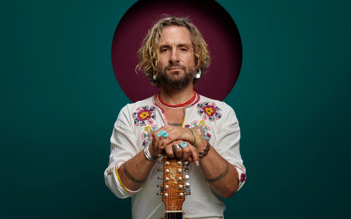 ​John Butler with his guitar