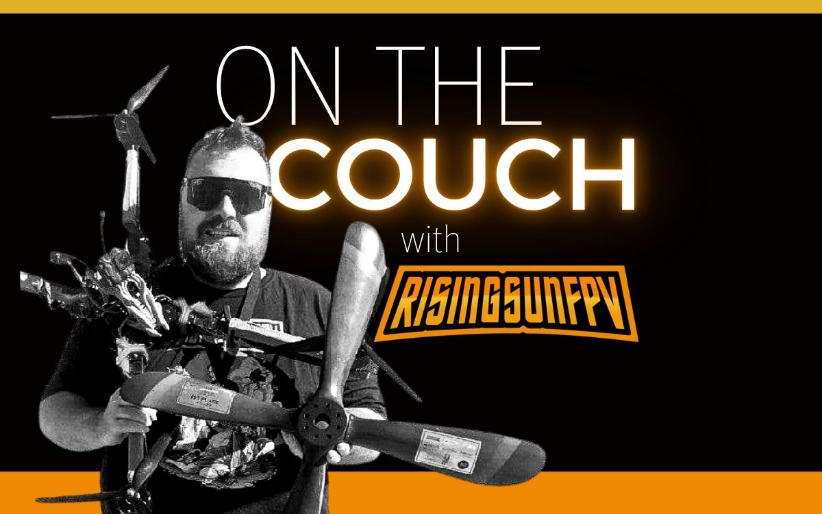 On the couch with rising sun fpv