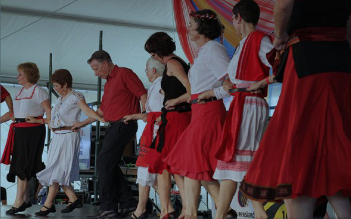 People Dancing on stage