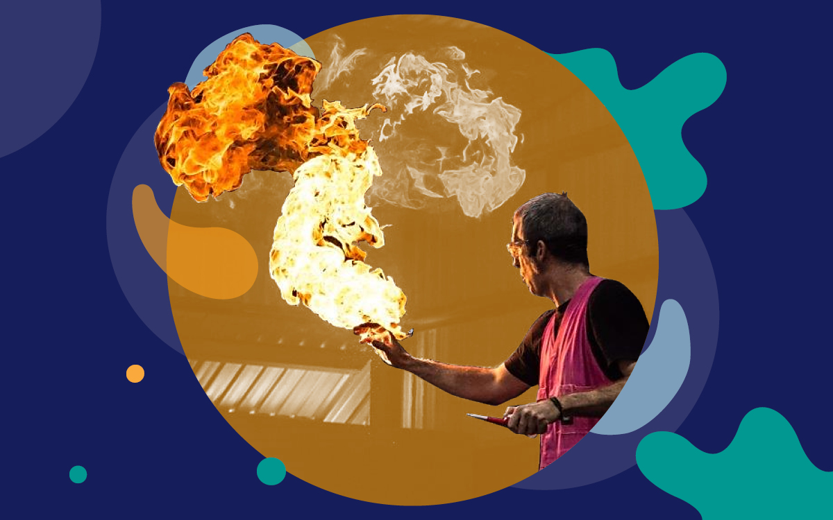 A fire experiment