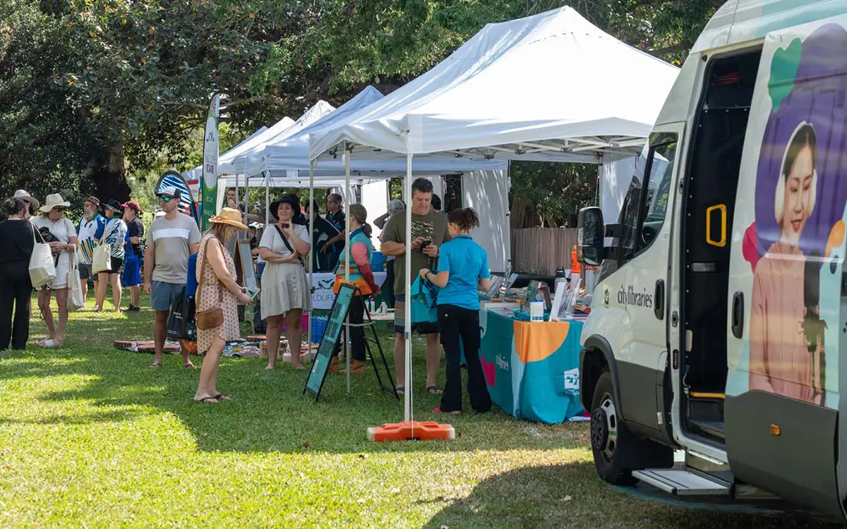 People at Get Ready Townsville event