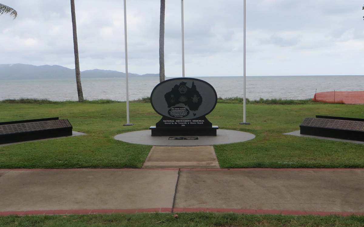 National Servicemen's Memorial plaque