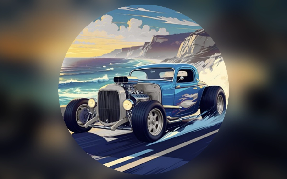 Hot rod car