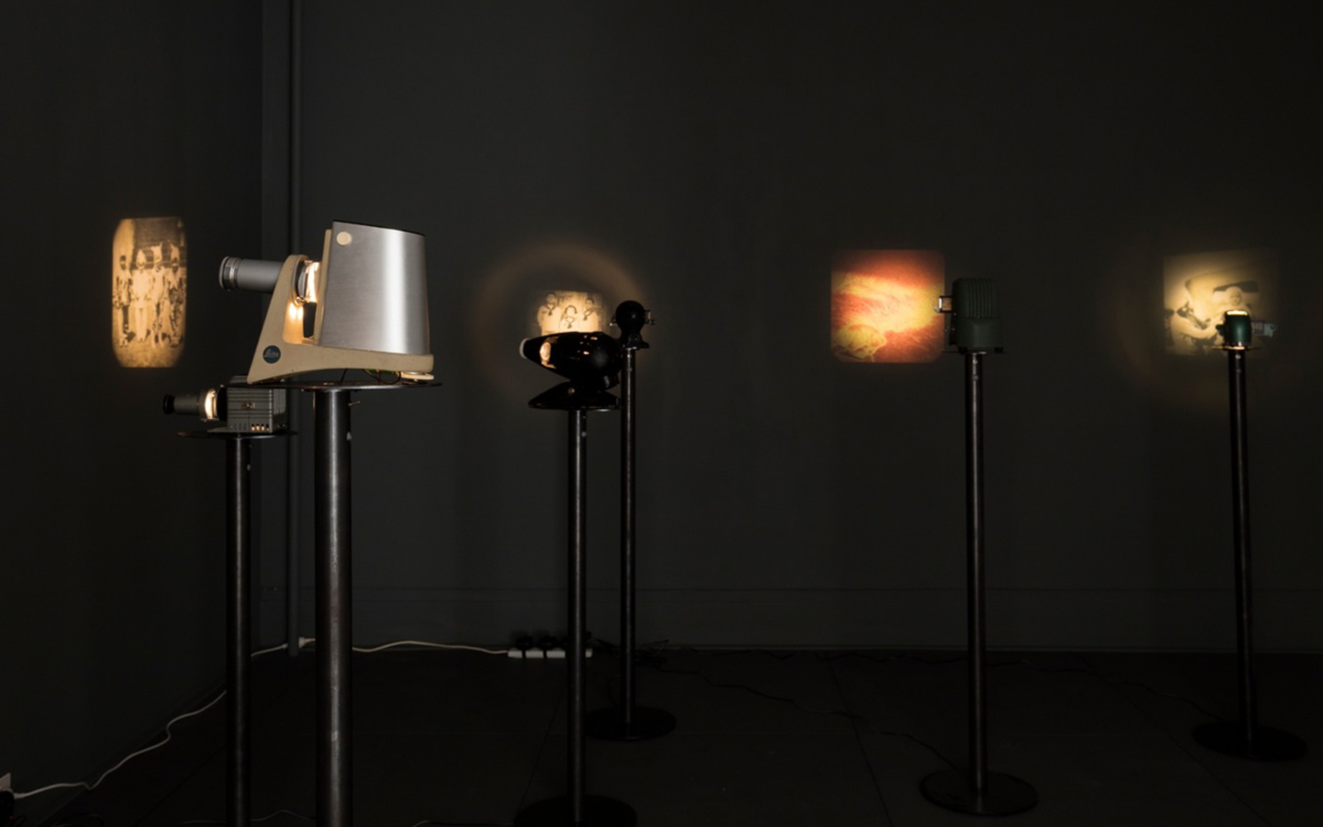 Lights on gallery floor