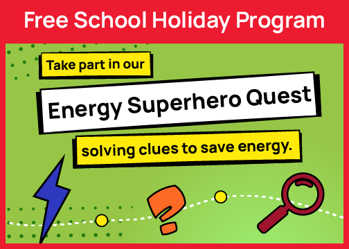 CopperString Experience Centre School Holiday Energy Superhero program image