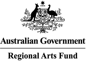 Australian Government Regional Arts Fund logo