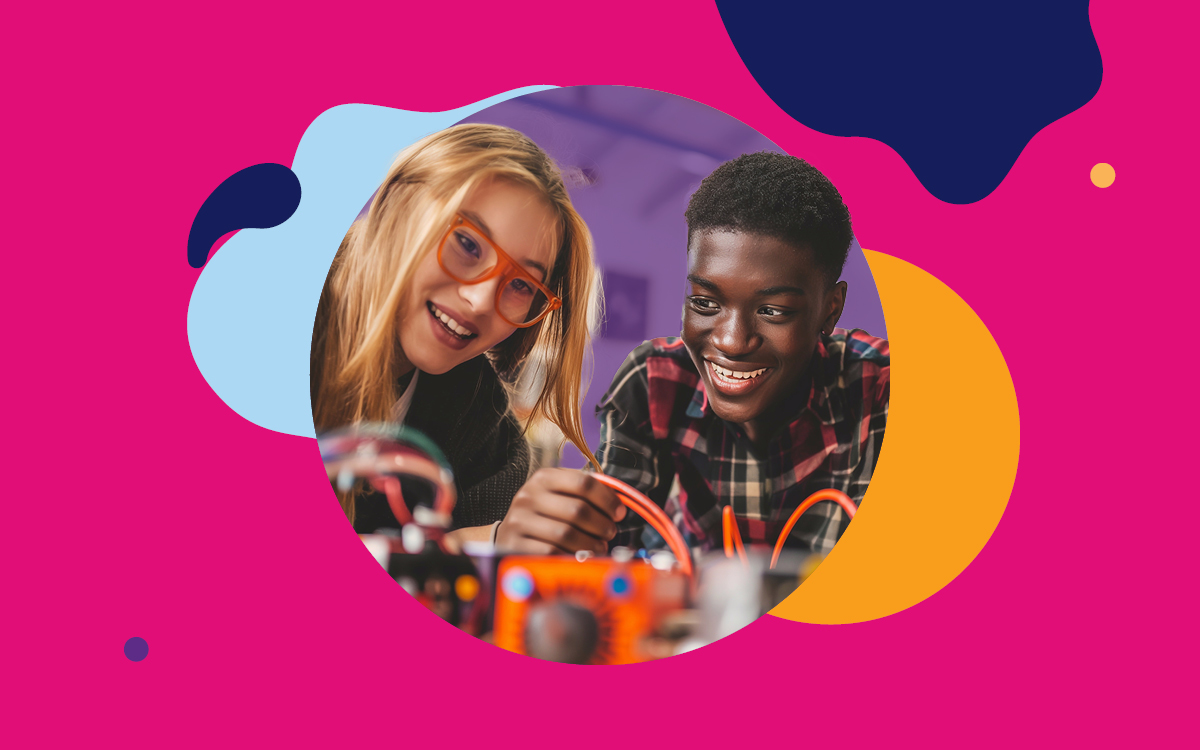 People enjoying science activities