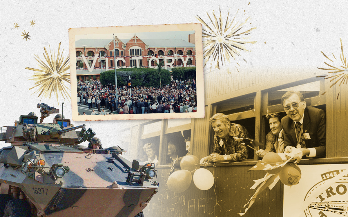 Historic photos from previous Victory in the Pacific celebrations