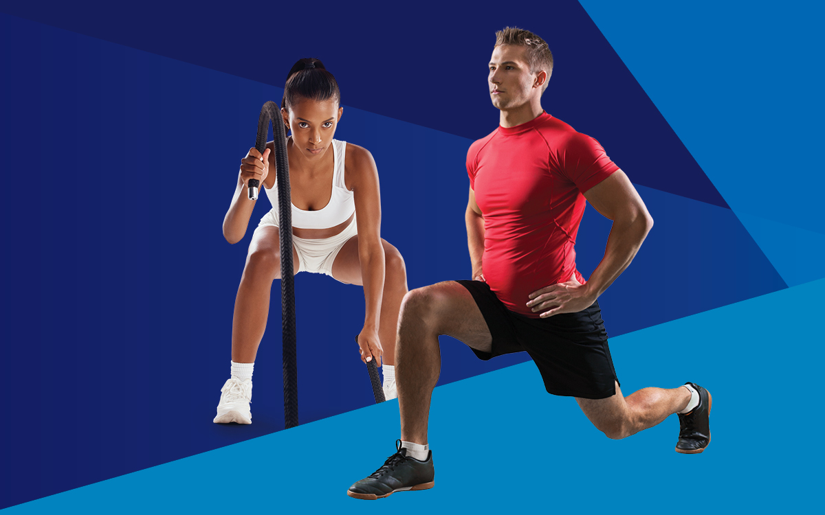 People keeping fit