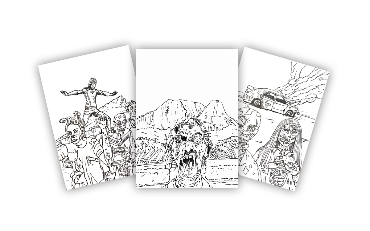 Zombie drawings