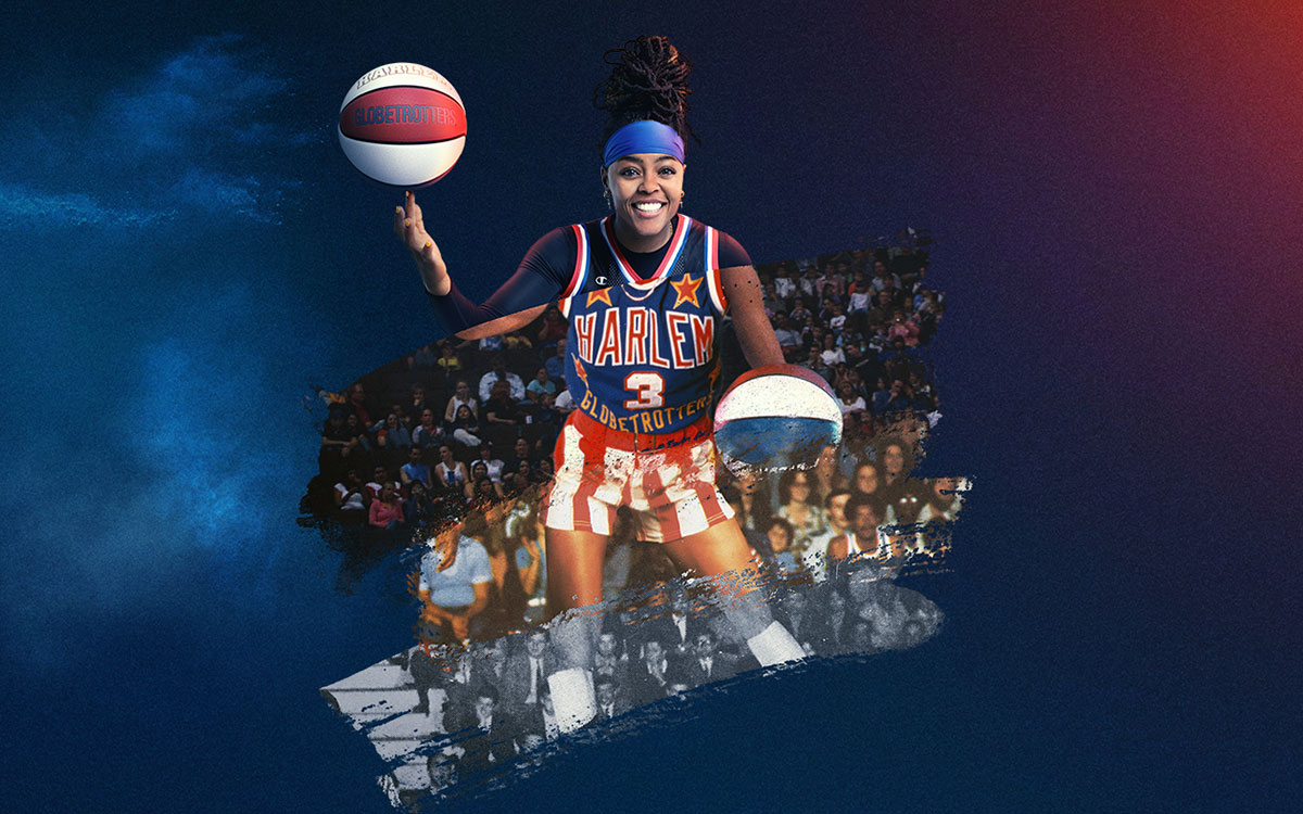 Harlem Globetrotters female player