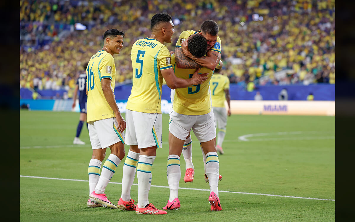 Winning team hugging